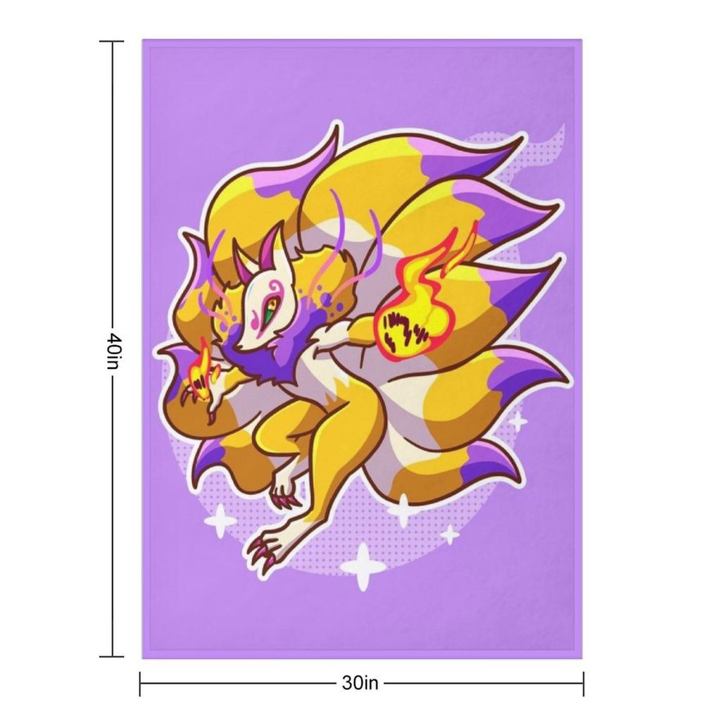 Kyubi Throw Blanket Bed Covers Personalized Gift Decorative Sofas Shaggy Blankets