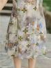Elegant 2026 Summer Dress for Stylish Mid-Aged Women - Dignified, Generous Short-Sleeved Design