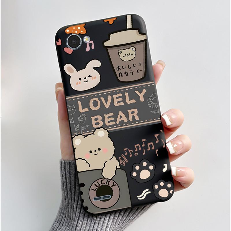 Cute Case For LG Q6 Fundas LG G6 Mini Capa Coque Printing Shell Protective Cover Soft Silicone Cartoon Black Casing