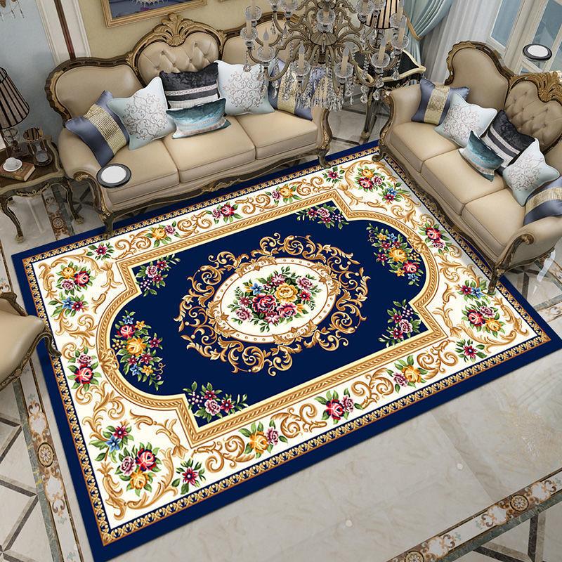 European Style Living Room Carpet Home Sofa Coffee Table Carpet Large Area Carpet Bedside Carpet