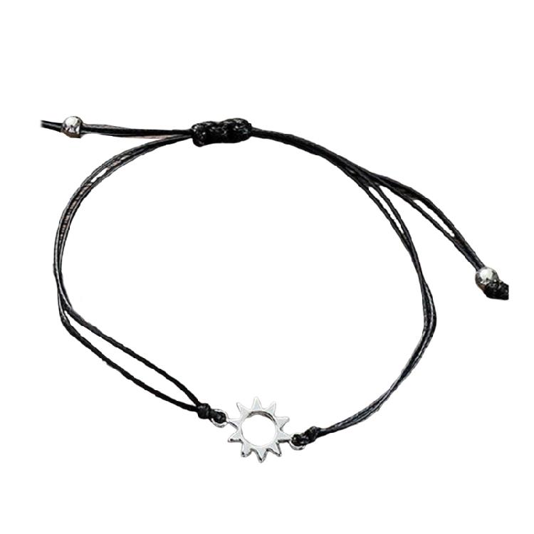 2pcs Minimalist Sun And Moon Bracelets For Couples Featuring Allergy Resistant Materials For Comfortable Wear