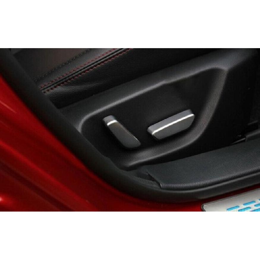 For Mazda 6 Atenza 2014-2015 Matte Silver Power Seat Control Button Cover Trim