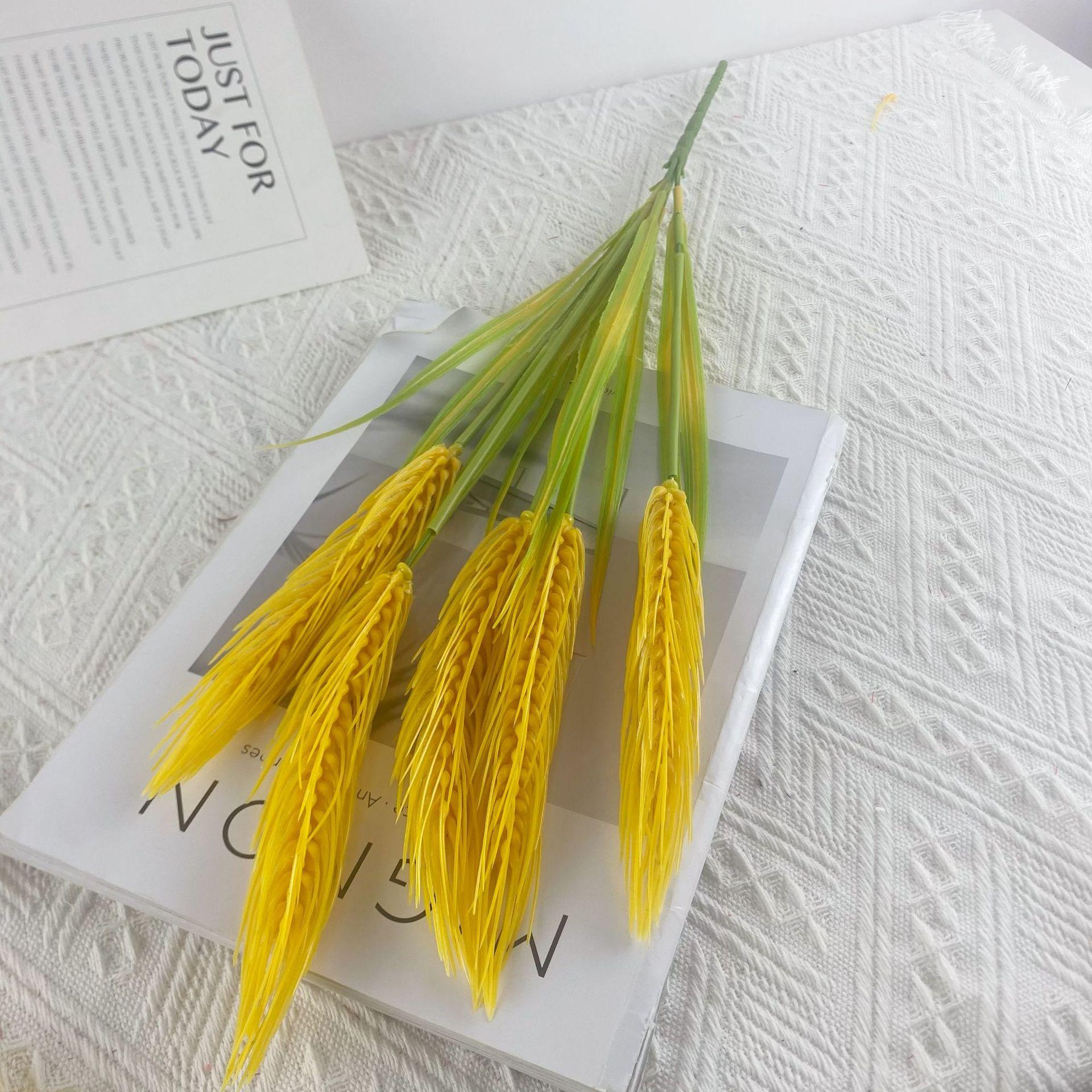 

10 шт. Искусственные растения: 5 ячменных колосьев, рисовые поля, пастбищные культуры, предметы домашнего декора