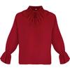 Medieval Bestselling Ruffled Puff Sleeve Shirt Vintage Men's Solid Color Cosplay Costume