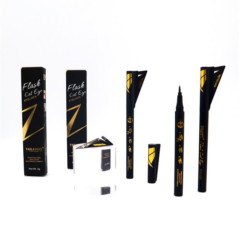 Ultra Thin Cat's Eye Eyeliner Pen Wholesale Black Quick Drying, Smooth, Waterproof, Durable Eyeliner Pen