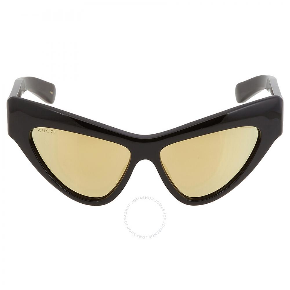 

Gucci Gold Cat Eye Ladies Sunglasses GG1294S 002 57