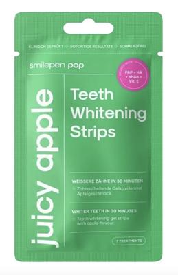 Juicy Apple Smilepen Pop Teeth Whitening Strips Set 14 Pcs