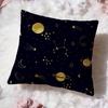 Constellation Pattern Cushion Cover Premium Comfort Reversible Pillow Cove Two in One Design for Any Room  Car Interior
