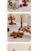 Wooden Tree Coaster: Solid Wood Heat-Resistant Drink Placemat, Home Decor, Christmas Gift