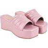 Shoetopia Retro Style Mauve Platform Heels For Women & Girls /Uk4