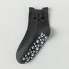 Cotton Yoga Socks Breathable Mid Tube Socks New Cat Embroidery Socks