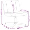 Swivel Chair Blue 63 X 75 X 76 Cm Fabric