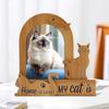 Hund Katzen Gedenk-Bilderrahmen Vintage Holz Tischplatten-Foto-Rahmen Beileidsgeschenke für den Verlust eines geliebten Haustiers