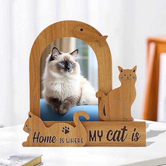 Hund Katzen Gedenk-Bilderrahmen Vintage Holz Tischplatten-Foto-Rahmen Beileidsgeschenke für den Verlust eines geliebten Haustiers