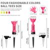 Caiton 4 Colori Altezza Regolabile Tee da Golf – 78-88mm, Rotante a 360°, , Design Polpo, Stabile e Durevole, Resistente agli Urti.