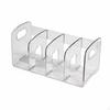 Expandable Bookend Transparent Book Holder SpaceSaving Desk Shelf for Students, Educators, School,