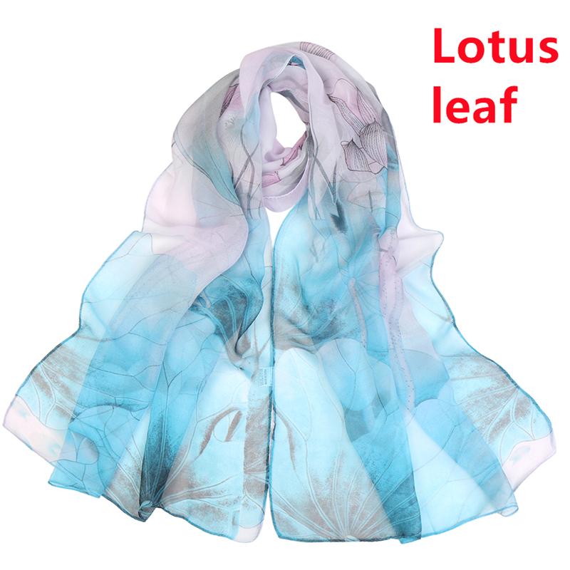 150*50cm Women Spring Premium Georgette Hijab New Floral Printed Scarf Long Shawl Beautiful Flower Pareos Beach Sunscreen Shawl