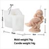 Mermaids Candle Silicone Mold Human Girl Soap Resin Plaster Mould Cake Chocolate Making Sleep Girl Statue Desktop Decor