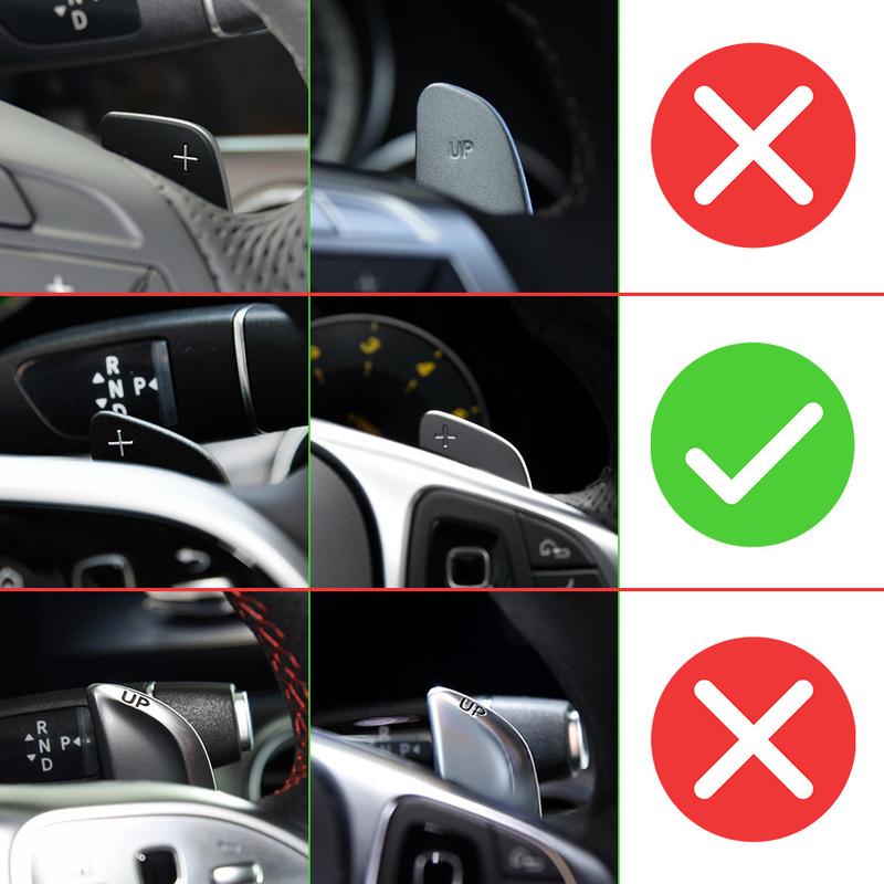 Shift Paddles For Mercedes-Benz E-Class 2016- MB W213 E200 E300 E400 E220d E350e Car Steering Wheel Shifter Paddle Extension