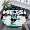Tappeto Rotondo Stampato Lionel Messi, Tappeto Circolare Antiscivolo Lavabile per Soggiorno Camera da Letto Sala Giochi, Decorazione per Fan dello Sport, Regalo di Compleanno Festivo