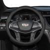 Suitable for Cadillac Ultra-Thin Breathable Leather Steering Wheel Cover Suitable for Cts 2013 Ct4 Carbon Interior Ct5 Xt5 Xt4 Xt6