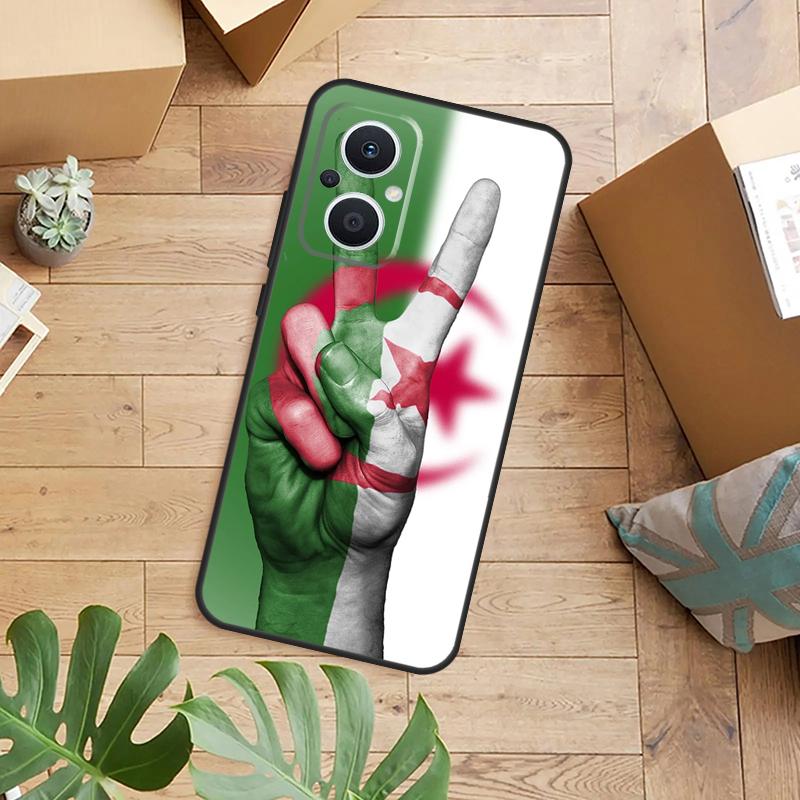 Algeria Flag Algerian Case For OPPO Reno 13F 14F 12F 10 11 12 13 14 Pro 8T 7 8 Lite OPPO Find X9 X6 X5 X8 Pro Cover