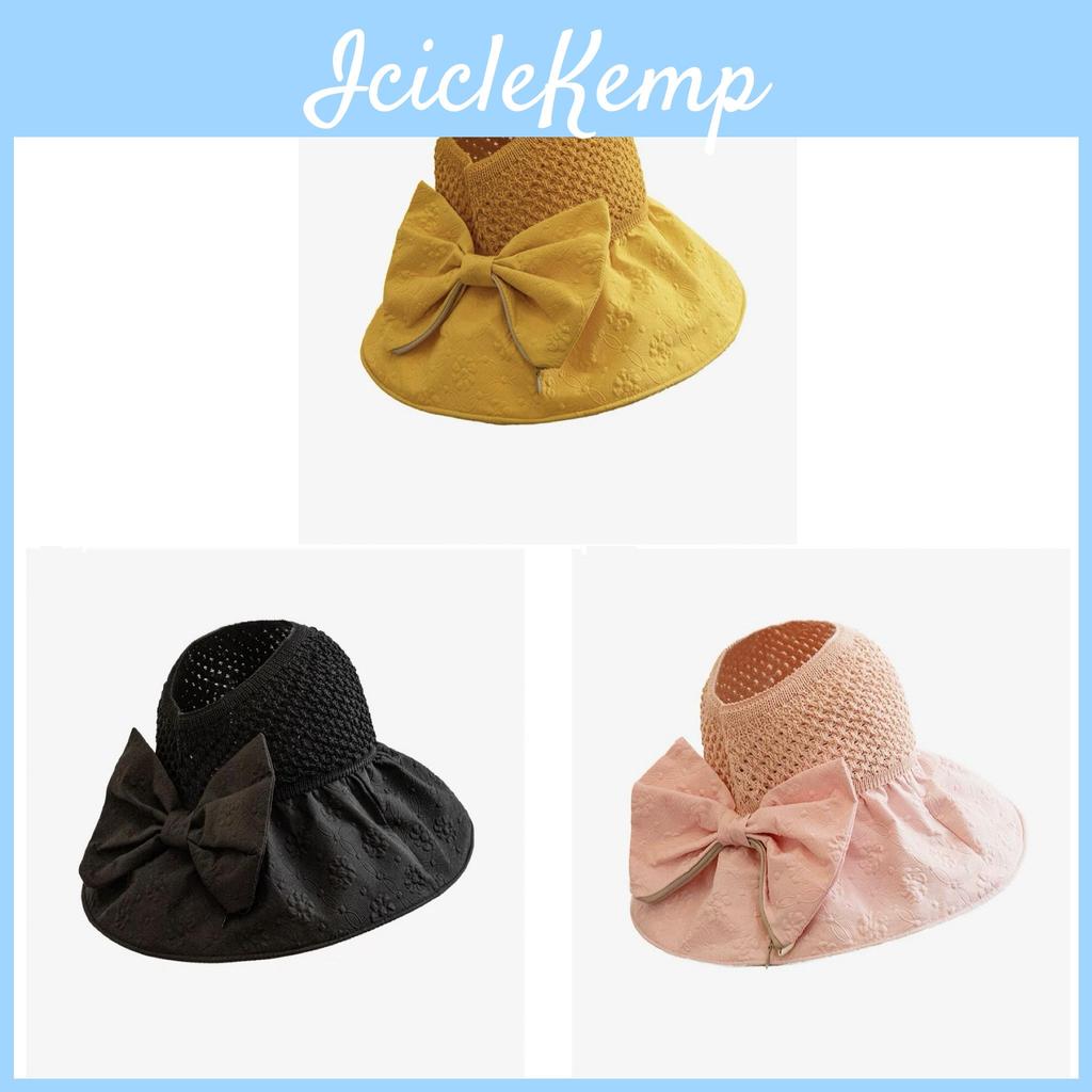 Summer Sun Protection Hat With Large Brim Foldable Wide Brim Cotton Sun Hat For Outdoor Activities