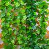 Rattan Pothos Artificial Leaf Vine for Indoor AC and Water Pipe Decoration