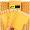 Kraft Paper Shipping Bags Mailer Self Seal Adhesive Bubble Padded Envelopes Bag Waterproof Business Gift Postal Packaging Pouch