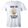 Ge mig en öl, jag ska gifta mig Herr T-shirt Rolig Fest Möhippepresent
