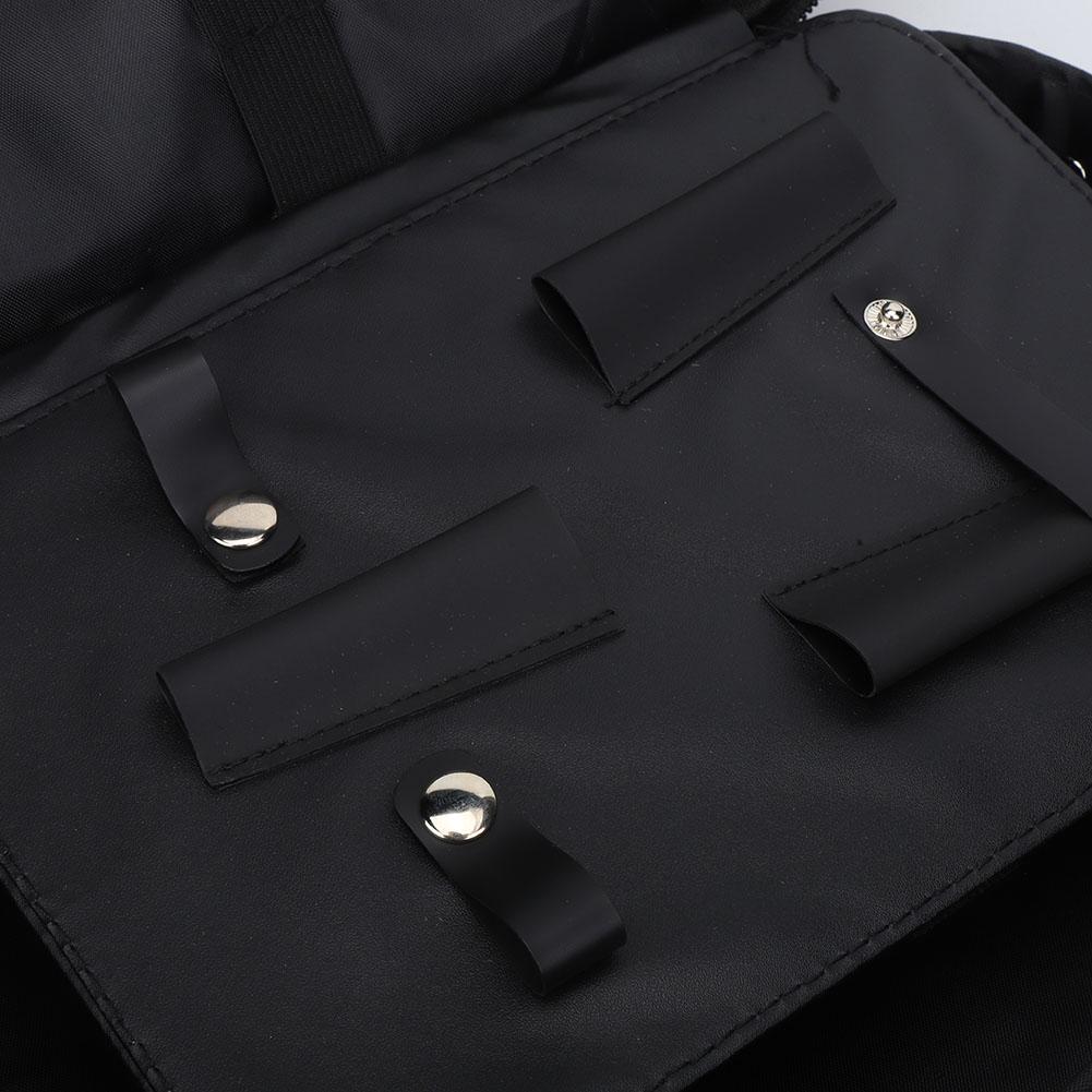 Portable Hair Tools Scissors Comb Clips Storage Bag Hairdressing Hair Stylist BagBlack