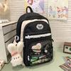 Schoolbag for Women Large Capacity High School Junior High School College Backpack Korean Style Trendy Travel Leisure Backpack College Backpack