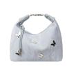 Retro Chinese Style Handbag Zipper Butterfly Crossbody Bag Portable Hanfu Shoulder Bag  Women