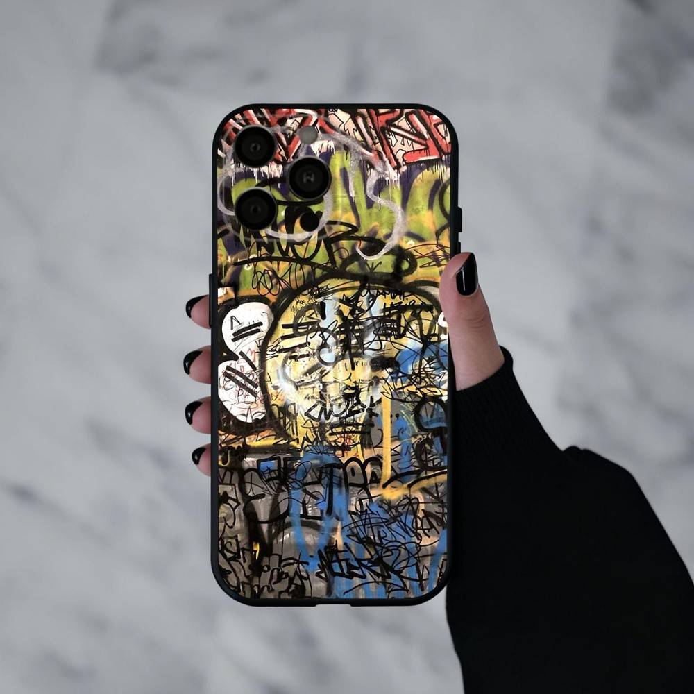 

Cool C-Colorful G-Graffiti Phone Case Silicone Soft For IPhone 17pro 16 15 14 13 12 11 X XR Plus Pro Max Plus iPhone15plus