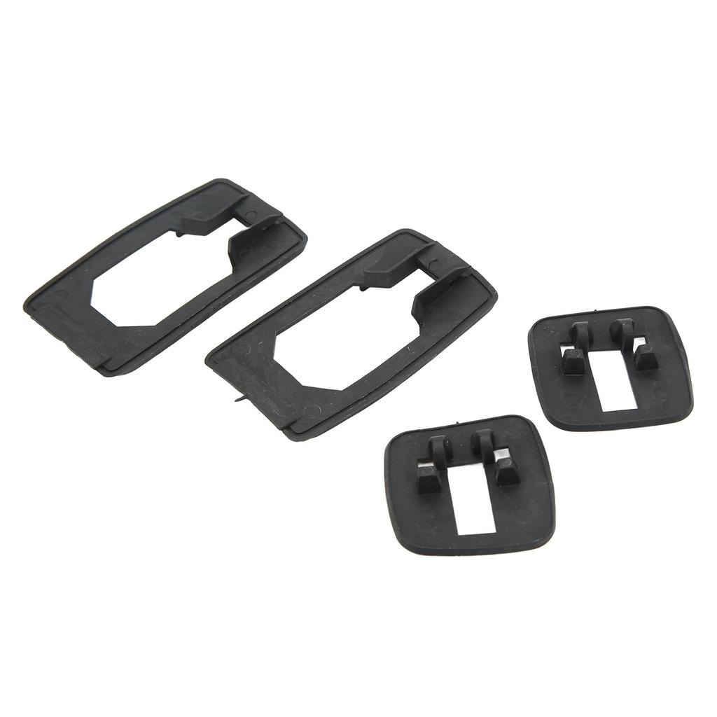 4Pcs Door Handle Seal Set Front Rear Left Right Rubber Black Easy To Install for III 3 Car