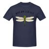 T-shirt Unisex Divertente Libellula 'Why Am I So Fly' di Tendenza Streetwear Girocollo Magliette in Cotone