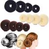 S/M/L Deska Donut na vlasy Tvořítko na drdoly Váleček Elegantní pro ženy Dívky Kouzelný tvarovač culíku Donutové gumičky do vlasů Nástroje pro úpravu vlasů