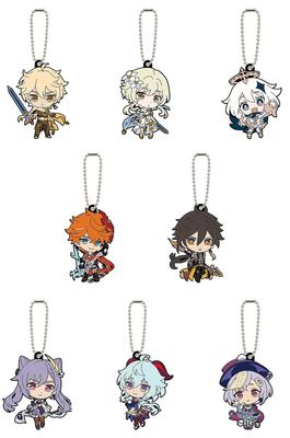 Genshin Impact Kapsel Gummi Maskottchen 01 von 8 Gacha Kapselspielzeug [Set (Komplett)]