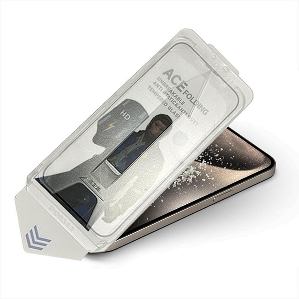 ESHMILY For iPhone 16 Pro Screen Protector 2.5D High Aluminium-Silicon Glass Clear Film with Easy Installation Tool