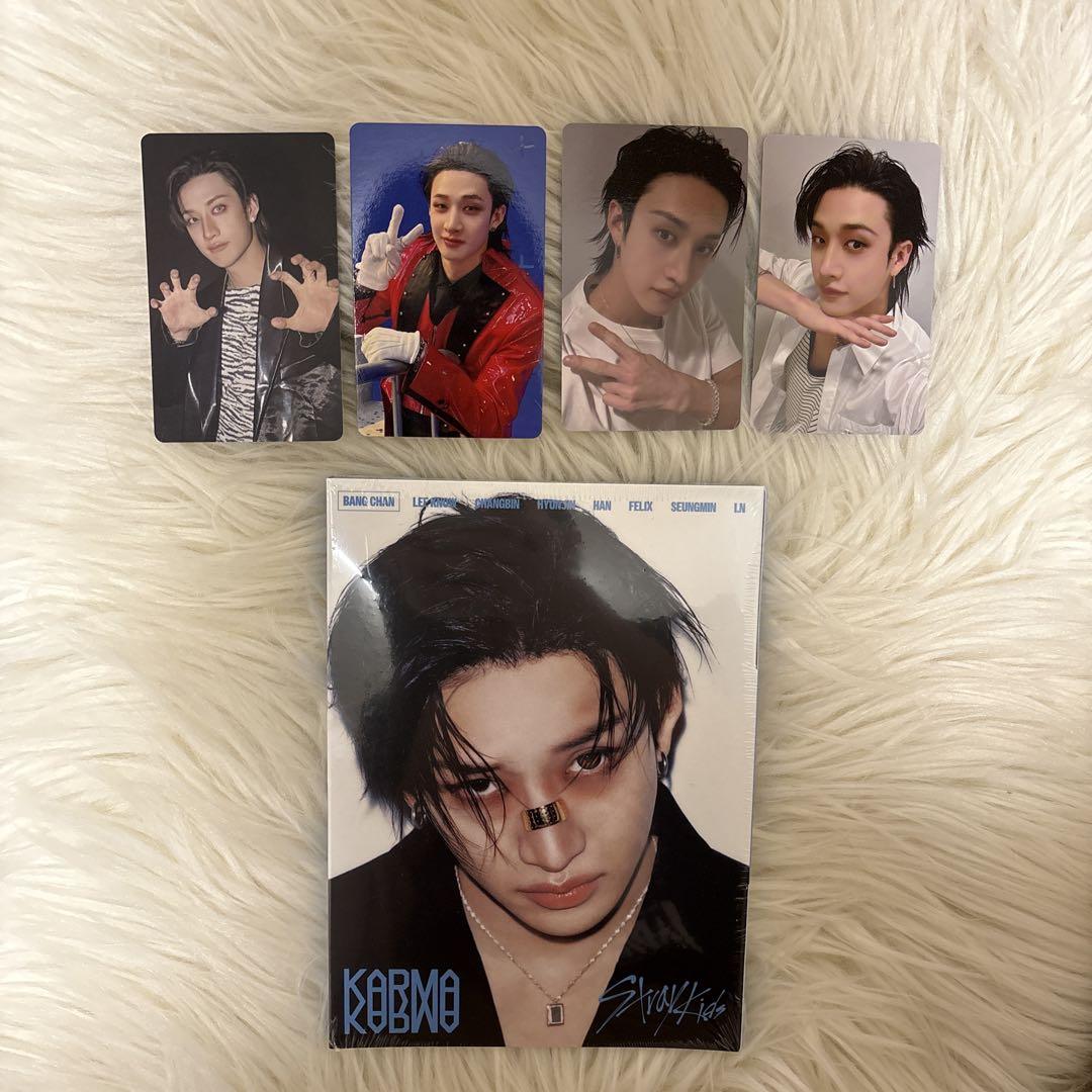 

[USED] straykids KARMA Bang Chan accordion trading card set