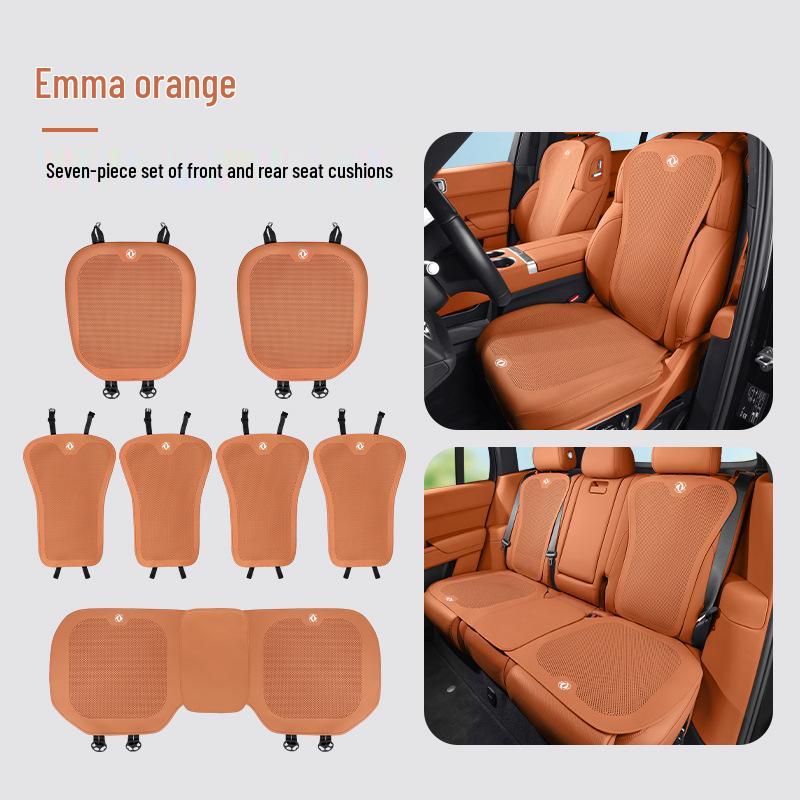 Compatible Seat Covers for Dongfeng Duolika D6, Foton Forica F7/F6, Kaipute K5/L6/K7 - Thin Full Coverage Cushions