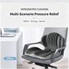 Memory Foam Integrated Seat & Back Cushion,Ergonomic Waist Support Chair Cushion For Office Home Car Long Sitting