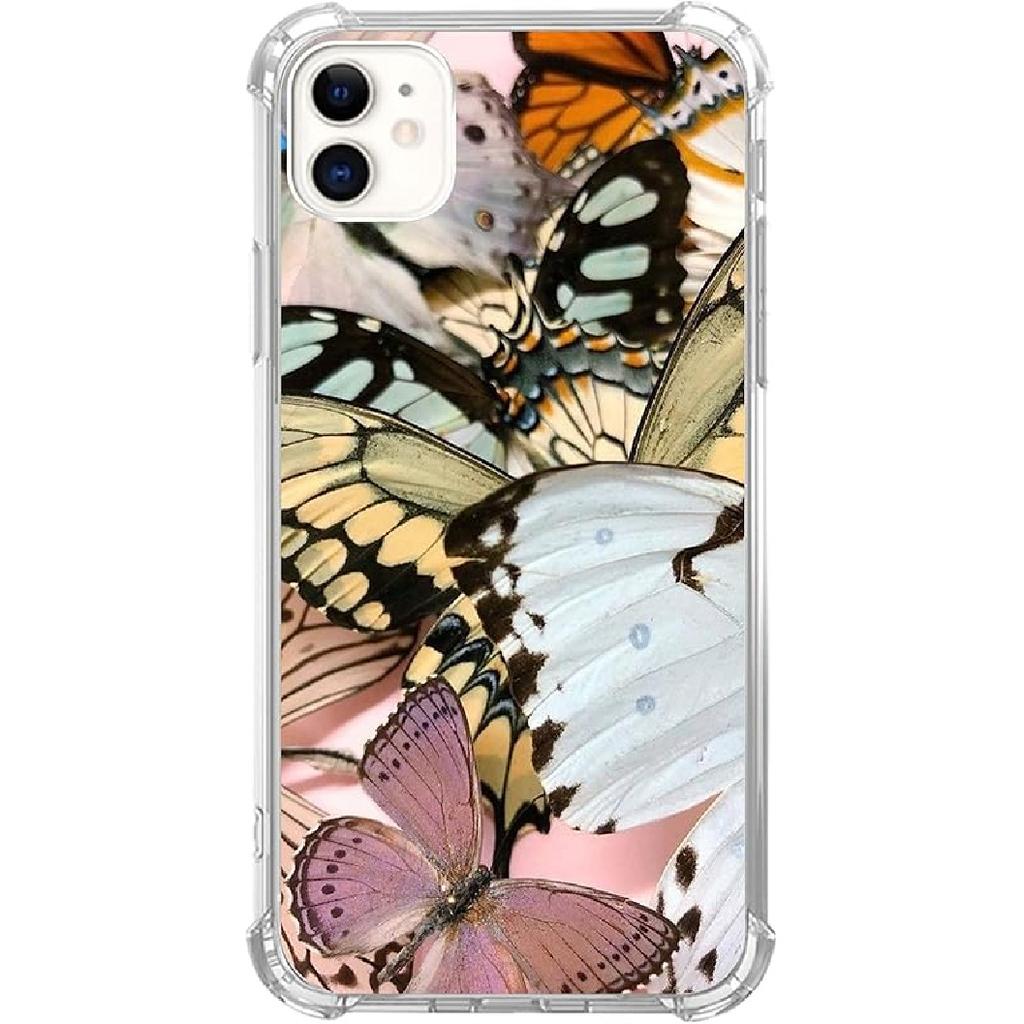 Scottish Highland Cattle Phone Case - Compatible with iPhone 12/12 Pro, Hippie Wild Cow Animal Cover for Teens, Men, Women - Trendy Cool TPU Bumper