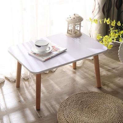 Nordic Round Solid Wood Bay Window Table for Small Apartments