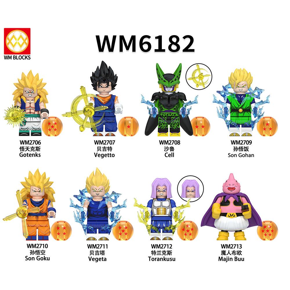 WM6184 WM6183 WM6182 WM6181 WM6180 Japanese Adventure Anime Movie Mini Program Doll Children's Puzzle Gift Action Toy