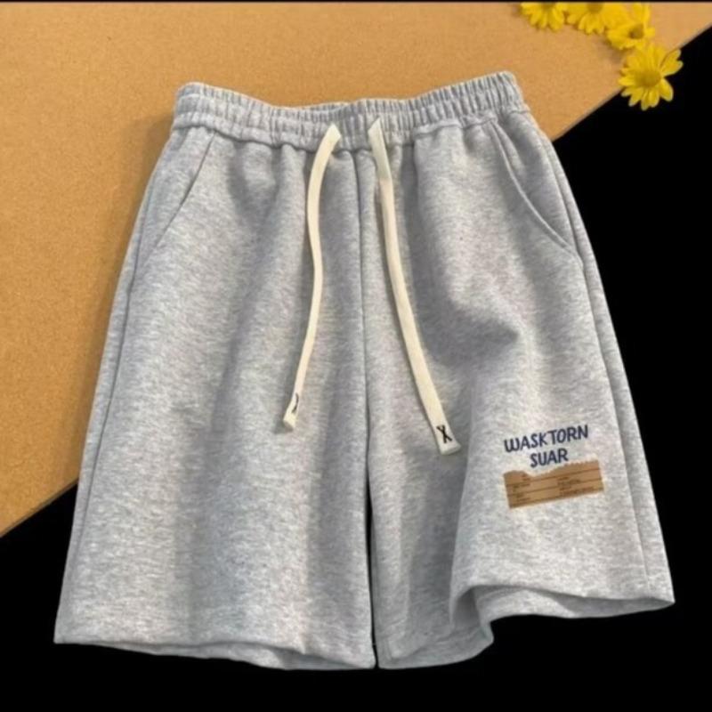 Summer New American Retro Casual Five-point Medium Pants Trendy Versatile Loose Sweatpants