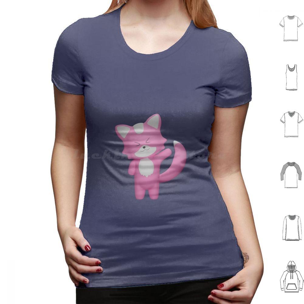 Hi  My Name Is Patricio T Shirt Cotton Men Women DIY Print Fox Animal Cute Funny Animals Pink Aesthetic Cat Kitten Kawaii