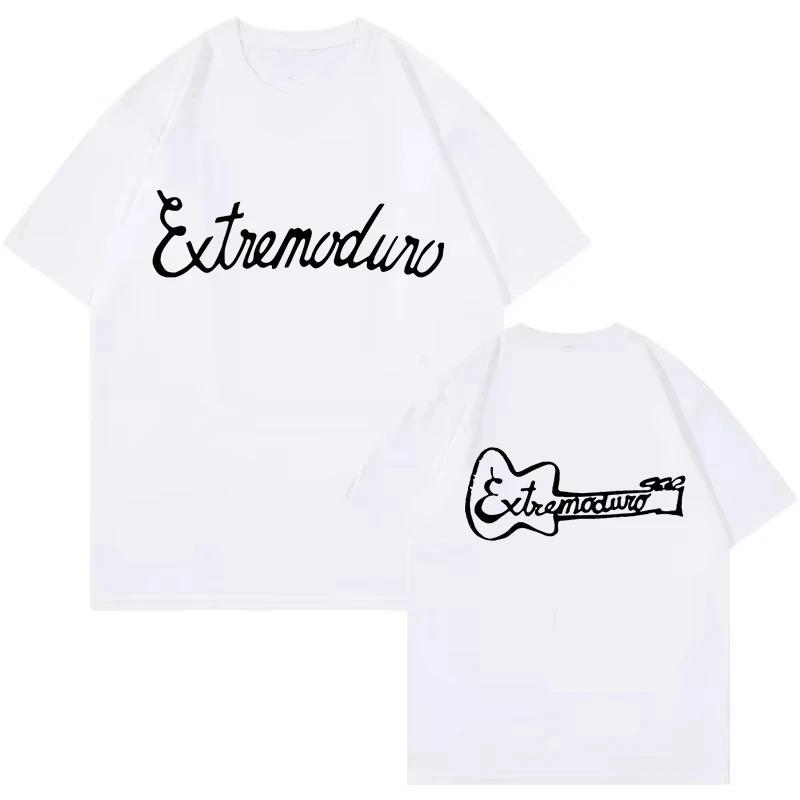 2026 Unisex Fashion Rock Band Extremoduro Print Short Sleeve T Shirt Men Women Graphic Vintage T-Shirt Y2k Hip Hop Tees Tops Clothes