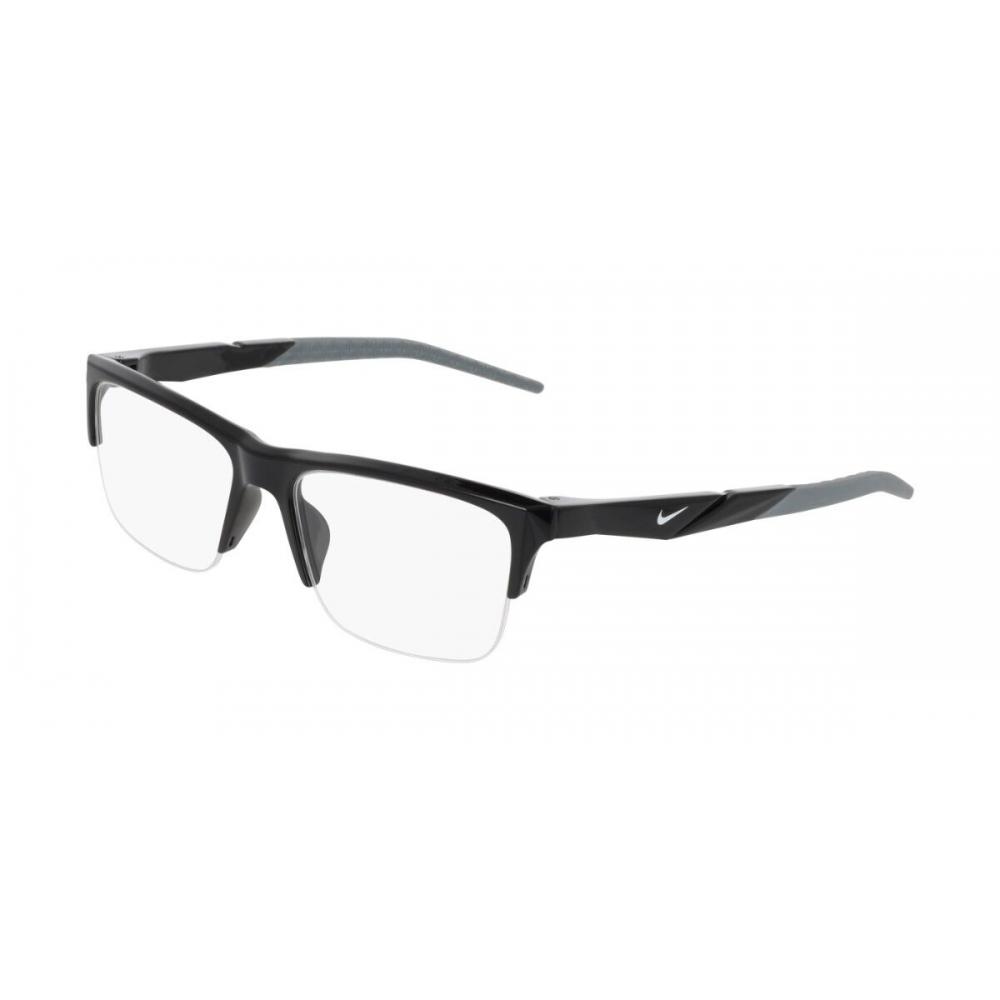 Photos - Glasses & Contact Lenses Nike Men Eyeglasses 7279 001 Black/56-18-145 black 