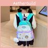 Trendy And Fun Nylon Backpack For Kids Featuring Colorful Cartoon Graphics And Patterns